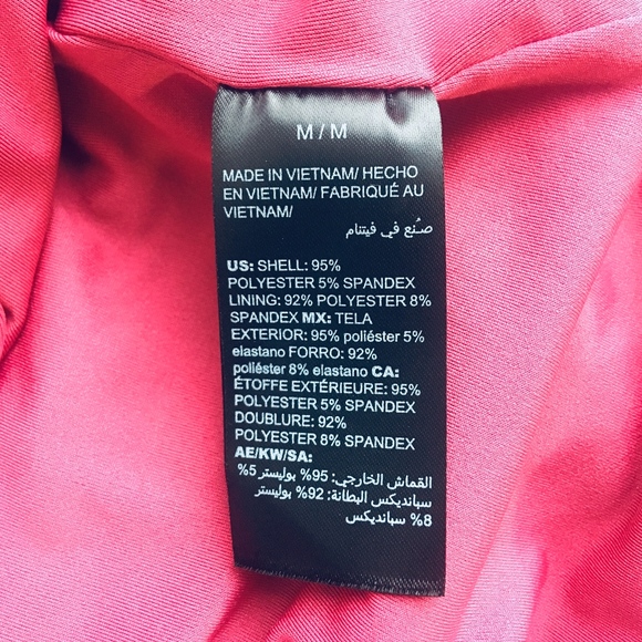 NWOT Pink Pleated Top M - Picture 6 of 6